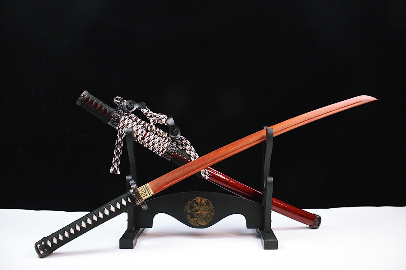 Holz Samurai Schwert Selber Bauen Handgemachte Holz Katana Samurai Schwert Training Schwert | Etsy