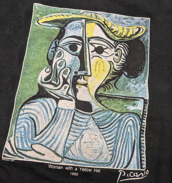 トップス picasso woman with a yellow hat sweat picasso woman with a yellow hat sweat