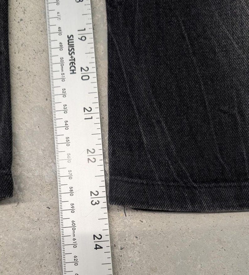 Mid 2000s Y2K True Religion Rocco Relaxed Skinny Black Jeans image 6