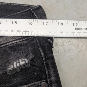 Mid 2000s Y2K True Religion Rocco Relaxed Skinny Black Jeans image 7