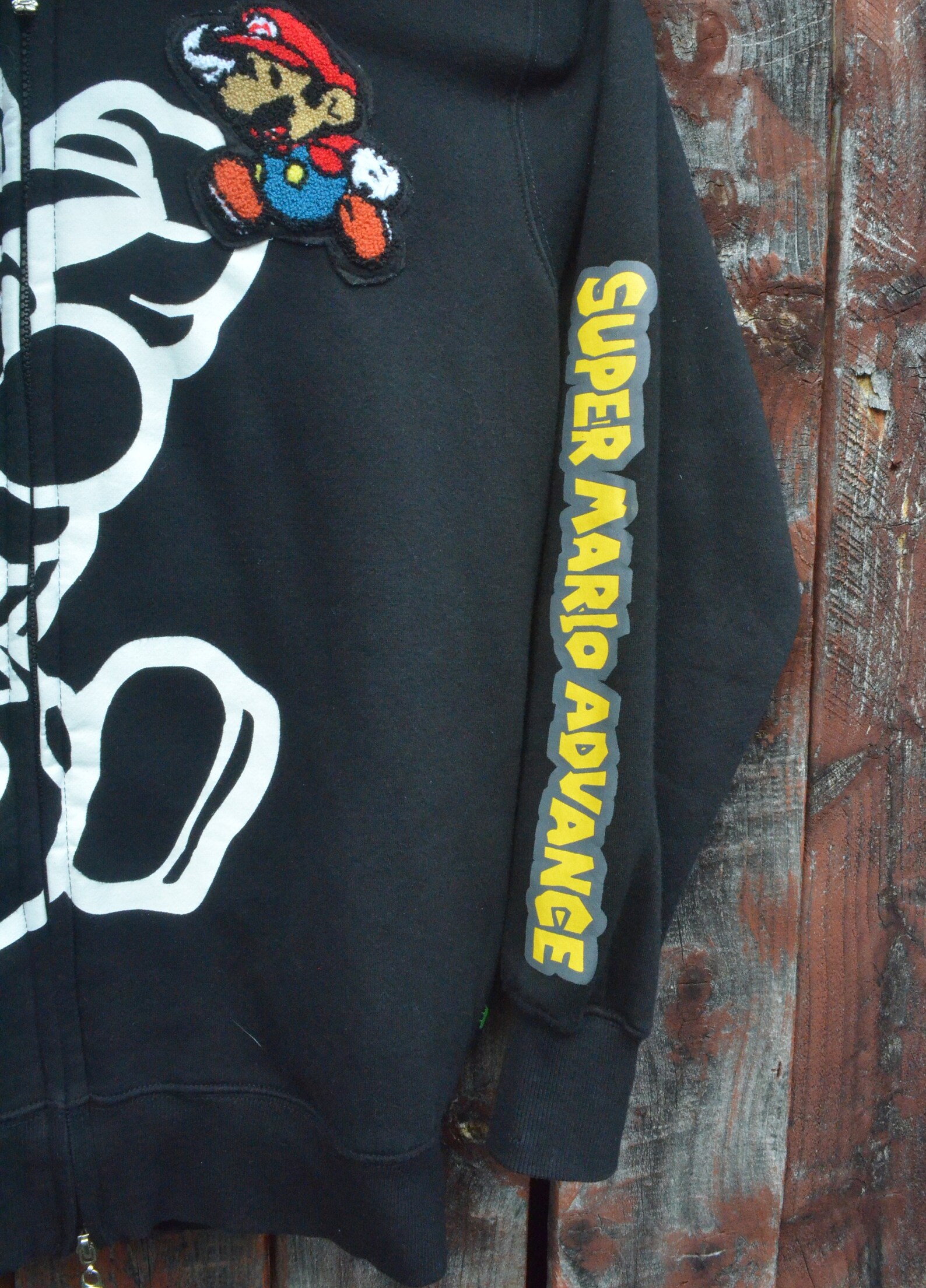 bape mario hoodie