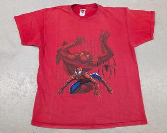 Y2K Vintage Spider-Man Comic Book Promo T-shirt