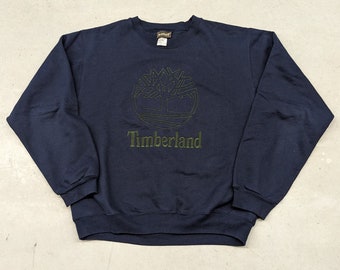 Y2K Timberland Weather Gear Pullover mit Rundhalsausschnitt