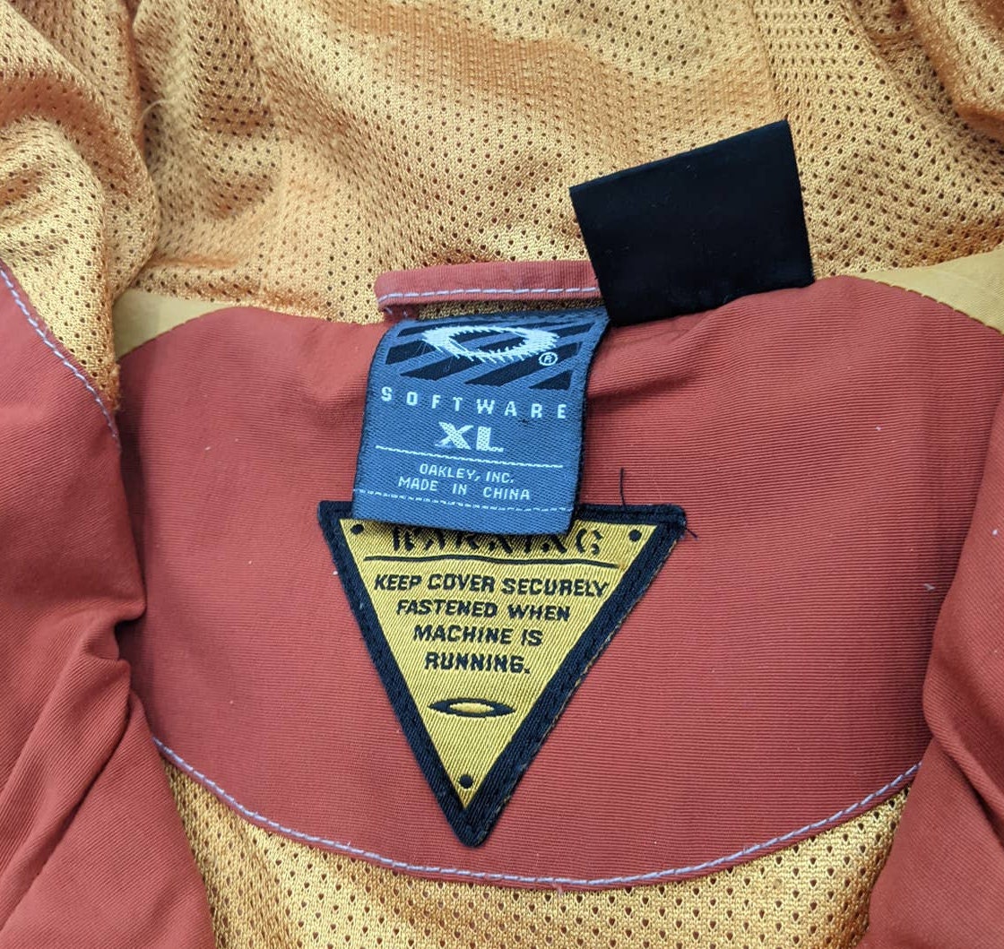 Vintage 90s OAKLEY Software Technical Jacket Orange XL - Etsy Denmark