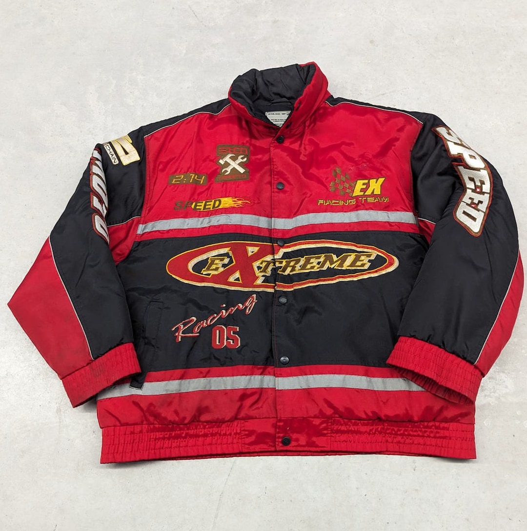 Y2K EXCO Performance Extreme Speed Racing Jacket - Etsy Y2K EXCO Performance Extreme Speed Racing Jacket - Etsy