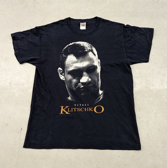 Early 2000s Vitali Klitschko Boxing Portrait T-shi