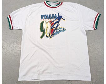 Camiseta vintage de la selección italiana de Francia de la Copa Mundial de la FIFA 1998