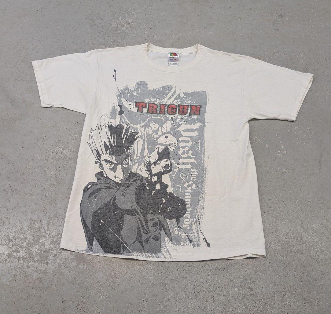 TRIGUN アニメキャラクター Tシャツ XL グレー Trigun Shirt - Etsy UK