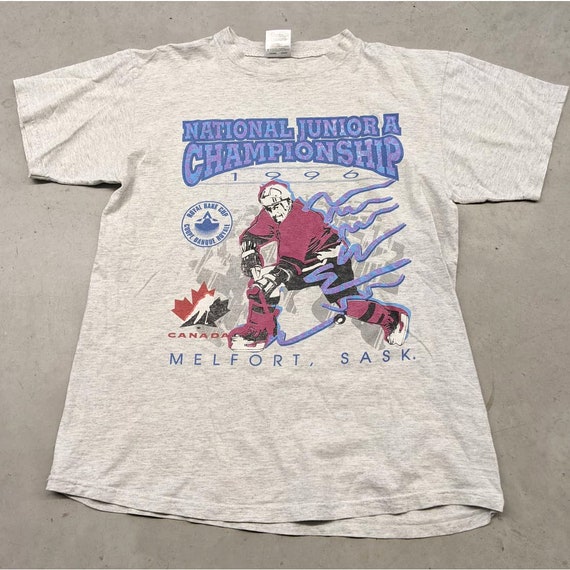 Vintage 1996 National Junior Hockey Championship tsh… Gem