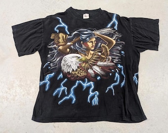 【レアパターン】90s American Thunder Tシャツ ウィード 90s American thunder Tシャツ レアパターン90s American Thunder T