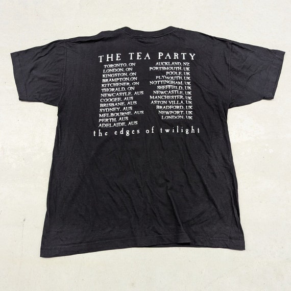 90年代のヴィンテージThe Tea Party Edges of TwilightツアーTシャツ 