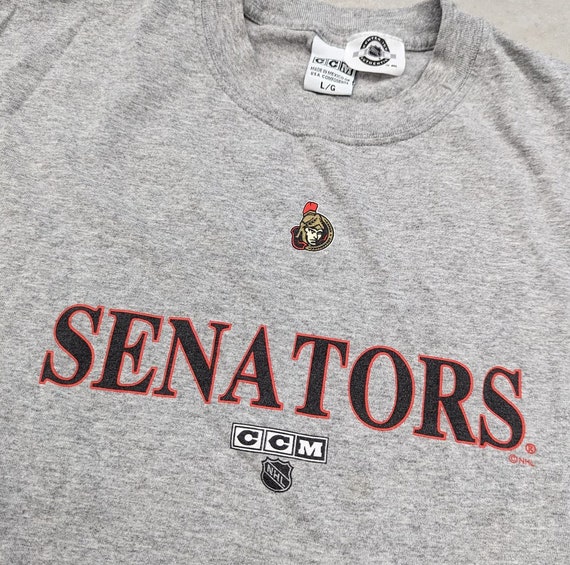 Vintage Ottawa Senators logo CCM NHL t-shirt - image 4