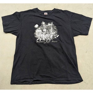 Vintage-Harvard-Buch-Shop-Buch-Maschine-T-Shirt