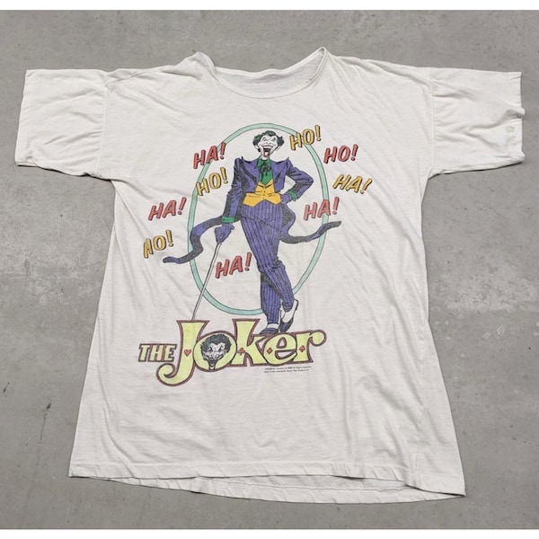 Vintage 1989 The Joker Ha! Ho! DC Comics t-shirt