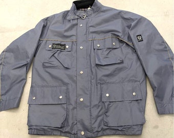 Vintage Belstaff motocicleta chaqueta técnica algodón XL