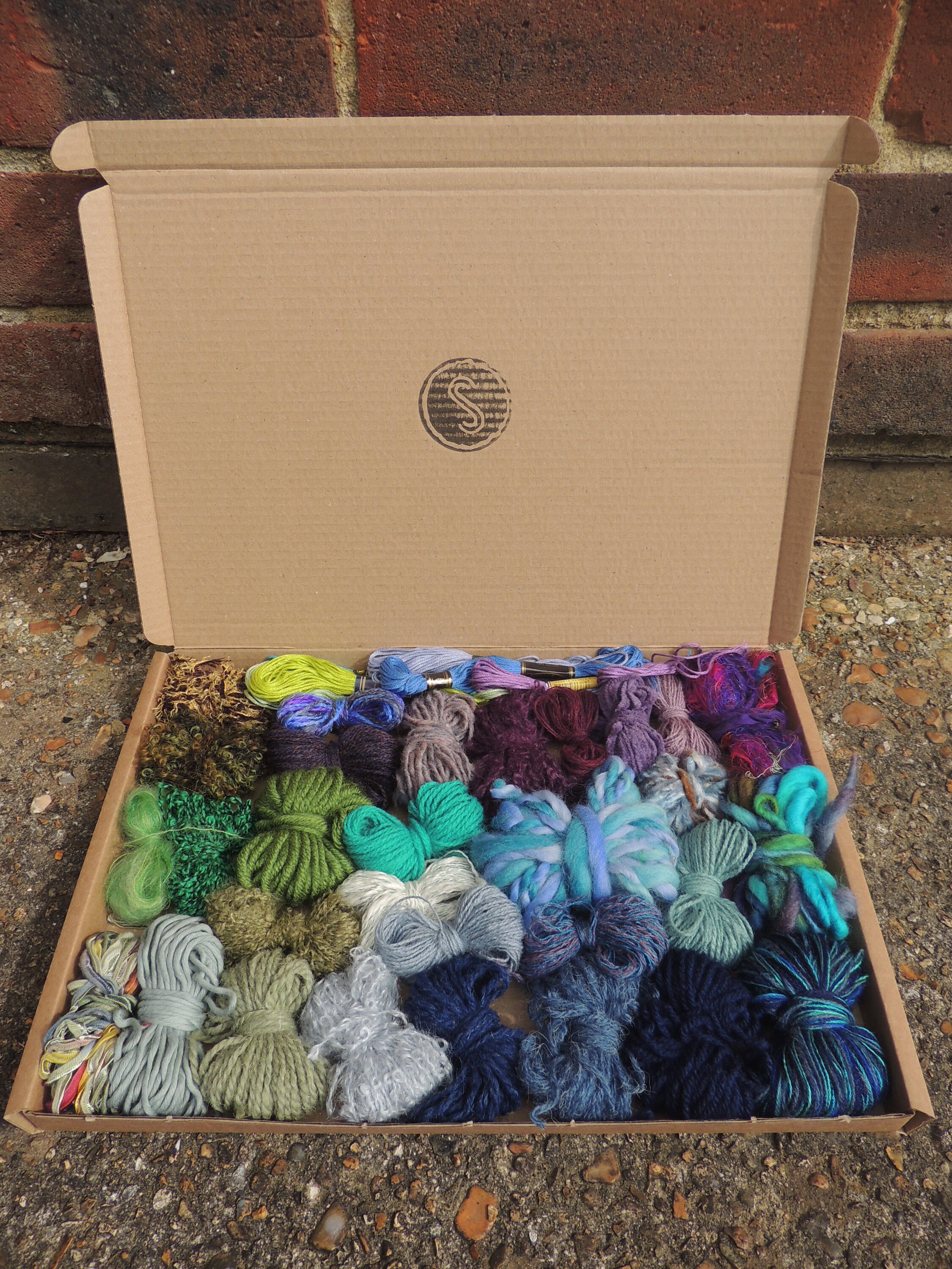 Yarn / Fibre bundle Hand weaving tapestry embroidery Etsy