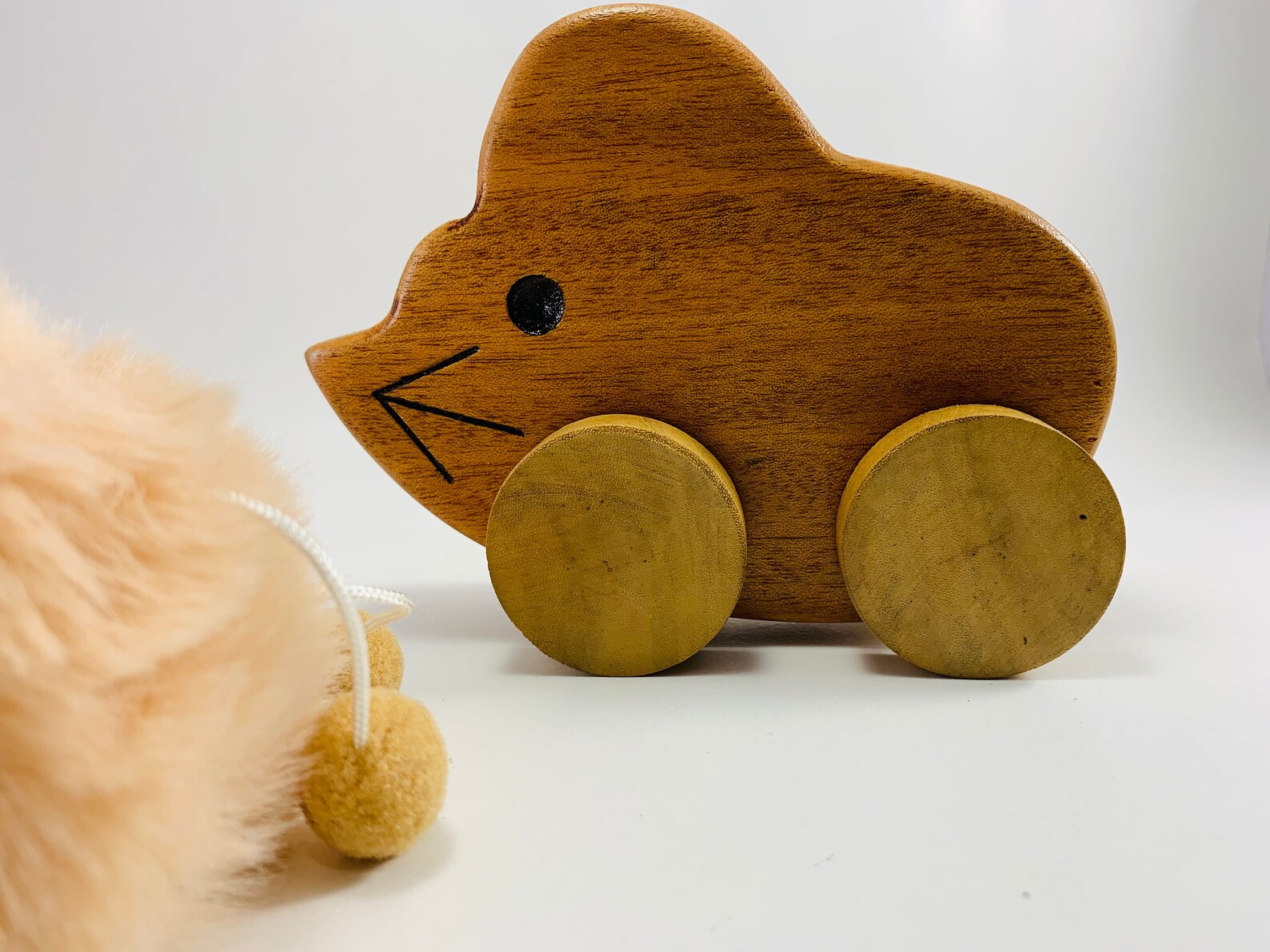 Push Wooden Mouse Toy Handmade Wooden Toys Wooden Toys Etsy