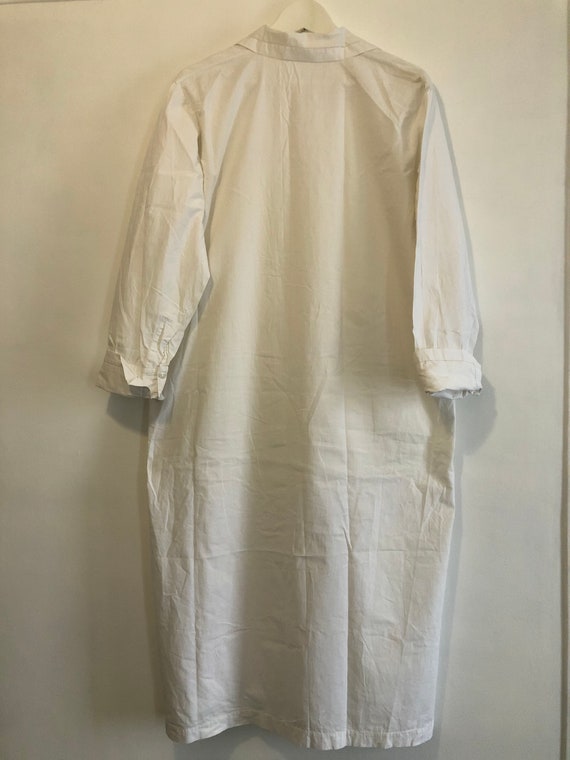 Chemise de nuit ancienne brodée et ajourée monogr… - image 4