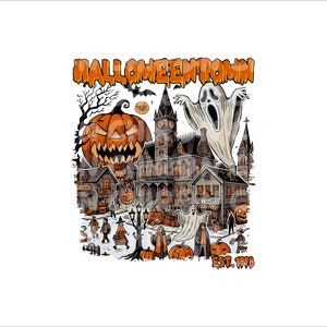 Halloween Town University 1998 Png, Halloween Pumpkin Png, Spooky Vibes Png, Trick Or Treat Png, Boo Png, Halloween Shirt Png, Digital File