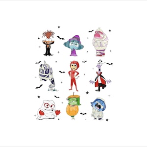 Halloween Inside Out 2 Png Svg, Spooky Season Png, Halloween Png, Trick Or Treat Svg, Halloween Costume Png, Fall Png, Pumpkin Svg