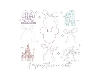 El lugar más feliz de la Tierra Png, Castillo mágico floral Png, Reino mágico Png, Vacaciones familiares Png, Camisa familiar Png, Reino vintage Png