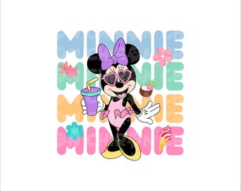 Mouse And Friends Summer Png, Mouse Snacks Svg, Mouse PNG, Pastel Color Mouse Png, Digital File, Magical Summer Png, Mouse Summer Vibes Svg