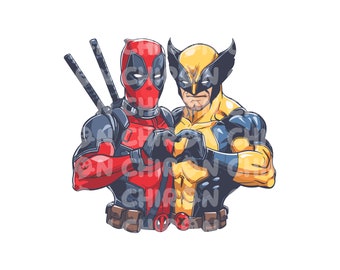 Deadpool 3 Png, Deadpool & Wolverine Png, Deadpool 3 Movie Png, Ryan Reynolds Hugh Jackman Png, Superhero X-Men Png, Only Png
