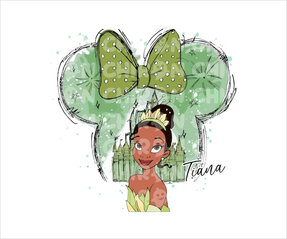 Tiana Png, Princess Png, Princess Shirt Png, Princess Png For Sublimation, Family Vacation Png, Girls Squad Png, Princess Pastel Color Png