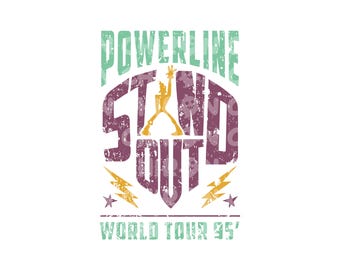 A Goofy Movie Png, Powerline Png, Powerline Shirt Png, Powerline Clipart, Powerline Stand Out Png, Powerline World Tour Png, Digital File