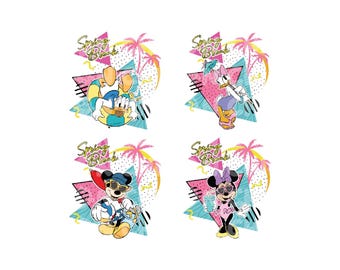 Mickey and Friends Spring Break Png, Summer Vibes Svg, Summer Shirt Png, Beach Svg, Summer Png, Magical Summer Svg, Digital File