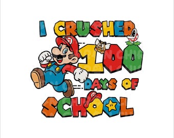 Eu Arrasei em 100 Dias de Escola PNG, Primeira Série PNG, Super Mario SVG PNG, Super Mario Bros SVG PNG, Luigi Yoshi SVG, 100 Dias de Escola