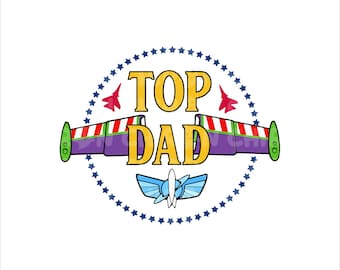 Top Dad Png, Toy Story Svg, Toy Story Dad Png, Toy Story Top Dad Svg, Father's Day Png, Mario Father's Day Svg, Digital File