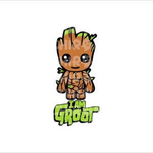 Ich bin Groot Png, Groot SVG, Baby Groot SVG, Groot Clipart, SVG für Cricut, Groot Png, Groot Shirt, digitale Datei