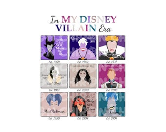 In My Villain Era Png, Villains Svg, Taylor Villain Png, Family Matching Shirt Png, Family Vacation Png, Girls Squad Png, Family Trip Png