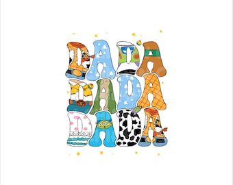 Toy Story Dada Matching Svg, Toy Story Dad Png, Dada Svg, Family Trip Png, Vacay Mode Svg, Family Vacation Png, Digital File