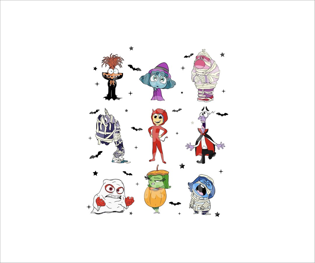 Halloween Inside Out 2 Png Svg, Spooky Season Png, Halloween Png, Trick ...