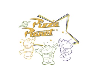 Pizza Planet Png, Pizza Planet Svg, Aliens Svg Png, Foods and Drinks Svg, Pizza Box Party Svg Png, Pizza Restaurant Svg, Digital Download