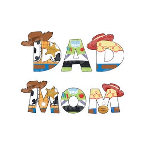 Toy Story Dad Mom Matching Svg, Toy Story Mom Png, Toy Story Dad Svg, Family Trip Png, Vacay Mode Svg, Family Vacation Png, Digital File