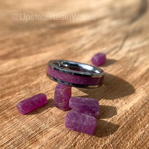 Real Pink Sapphire band, Pink Sapphire ring, Pink sapphire, gemstone rings, vow renewal, wedding band, engagement band, promise band