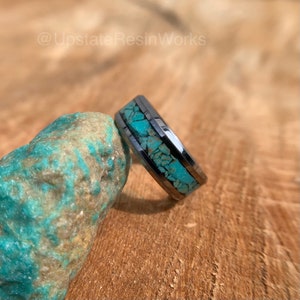 Genuine Turquoise ring, real turquoise, gemstone ring, mens ring, womans ring, wedding ring, engagement ring, vow renewal ring, promise ring