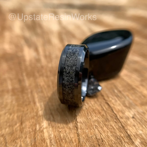 Salt and Pepper Wedding Band Etsy