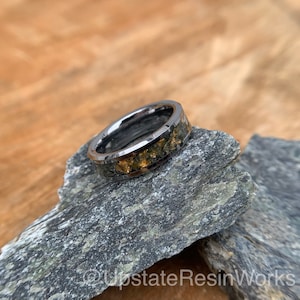 Green Jade ring, 24k gold, crystal ring, nephrite, mens ring, womans ring, gemstone rings, Tungsten ring, wedding band, engagement ring