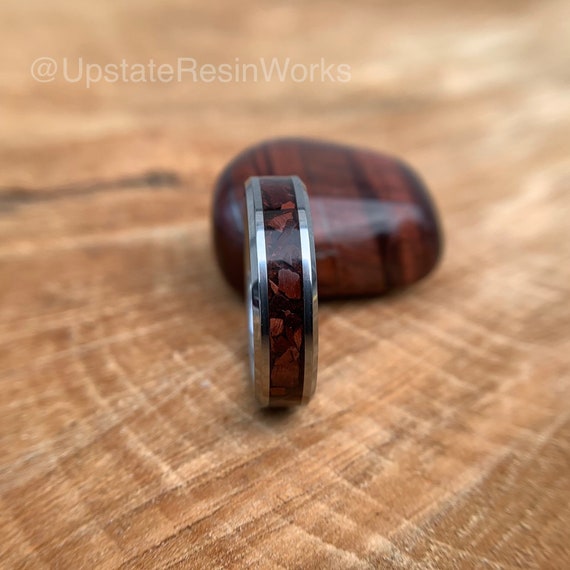 【新品】Monolith Ring〔RED TIGER EYE〕サイズ2 pry Real Red Tigers Eye Ring, Red Tigers Eye Band, Push Gift, Gemstone