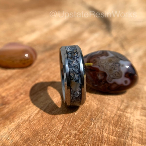 Genuine Sardonyx ring, Sardonyx band, Sardonyx, gemstone ring, agate ring, mens ring, womans ring, wedding ring, engagement ring, promise