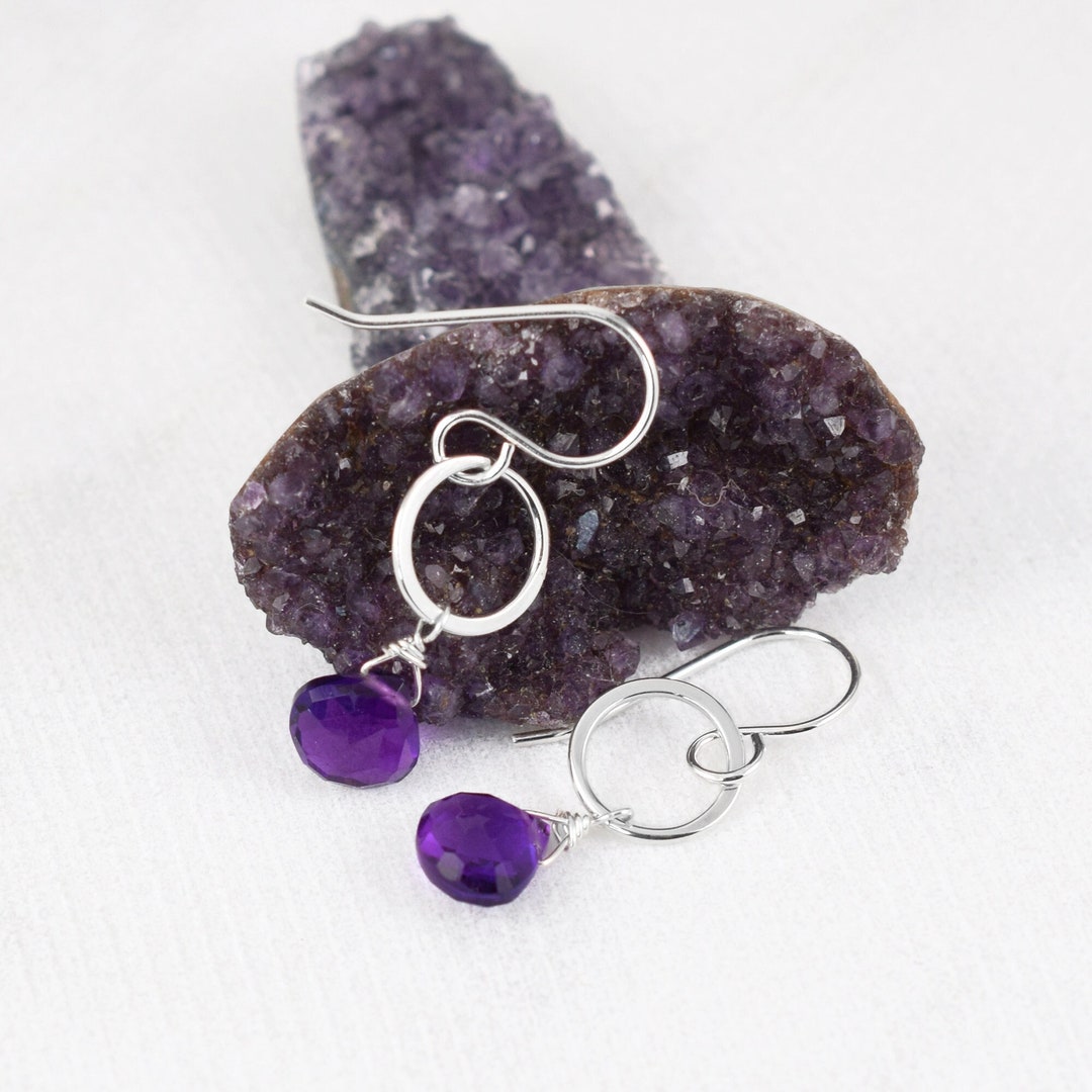 Amethyst Earrings main image 1