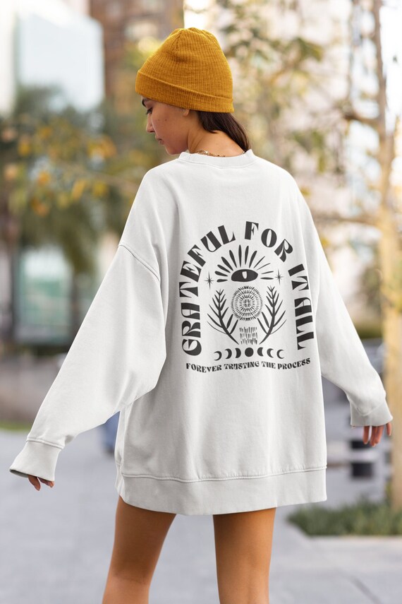 Kapuzenpullover Pullover Mit Backprint Damen Afterhour Teddy