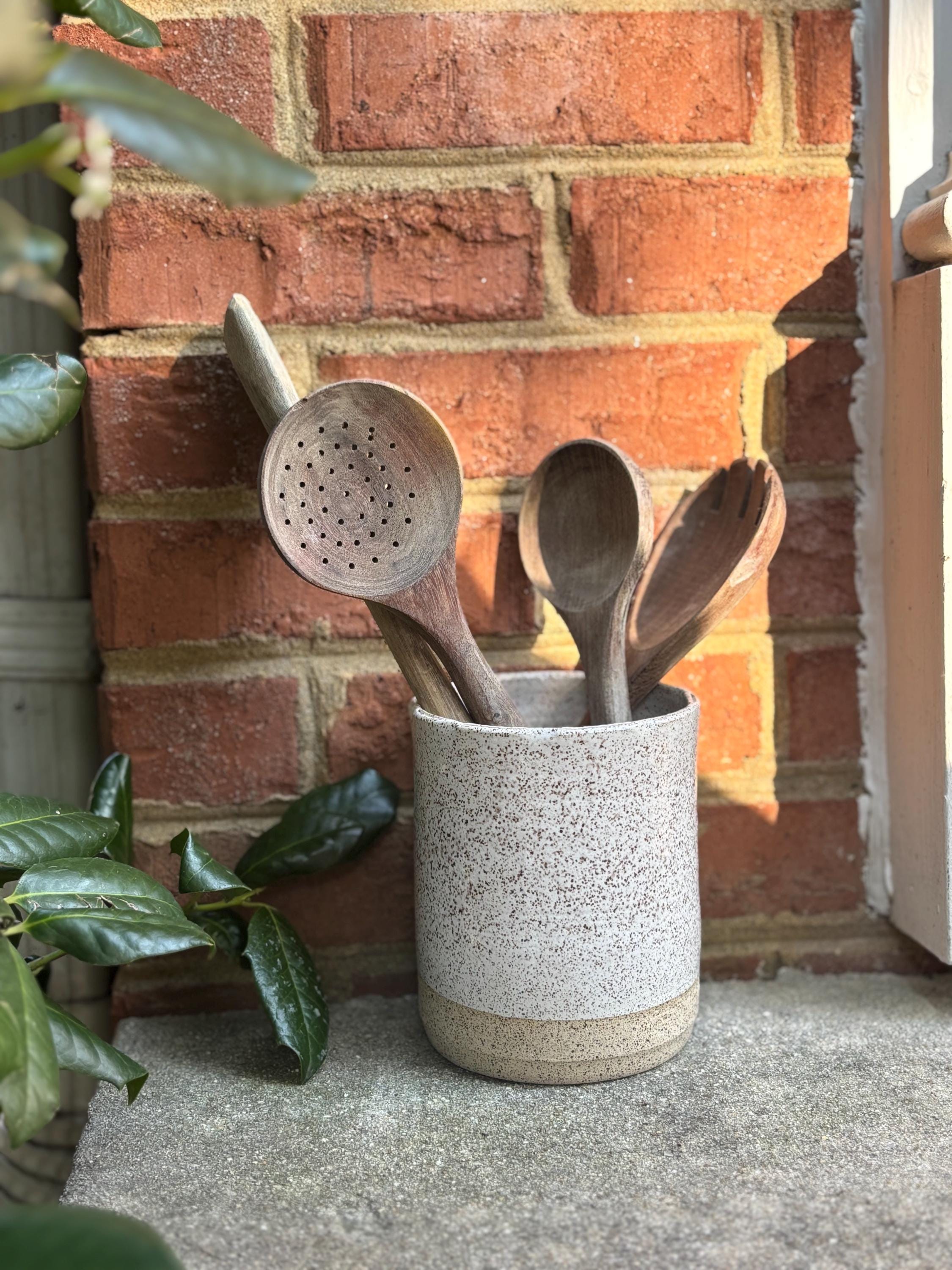 Speckled Cutlery Basket in Grey Speckled Cutlery Basket in Grey