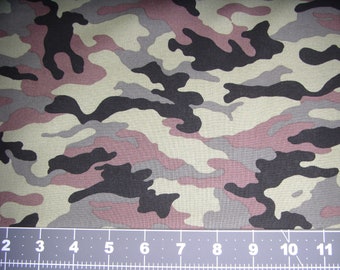 David Textiles Camouflage Fabric DT-7083-7C-19 Cotton Quilting/Mask Fabric