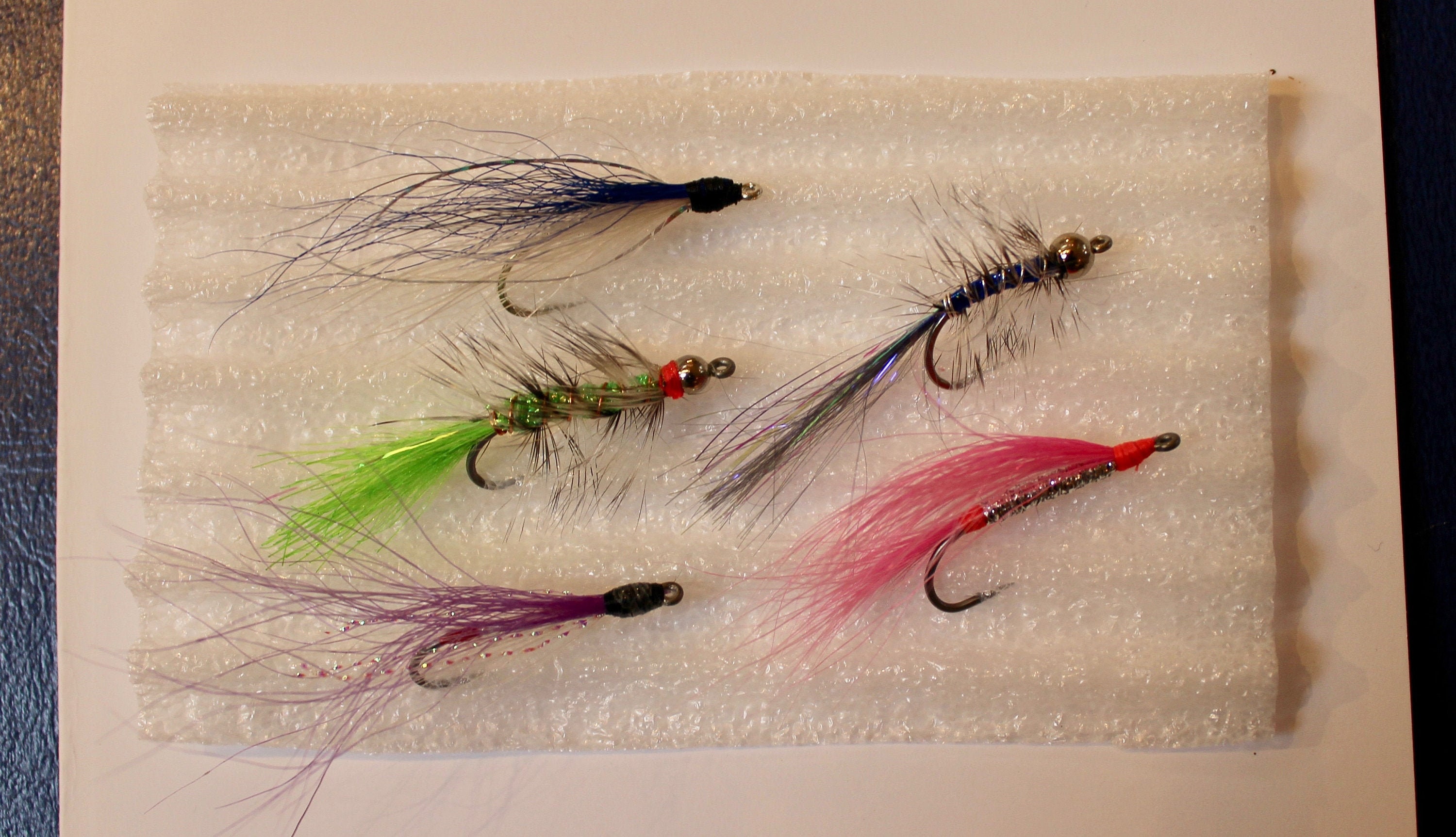 5 Coho Salmon Flies for Beach Fishing Pack of 5 -  Canada