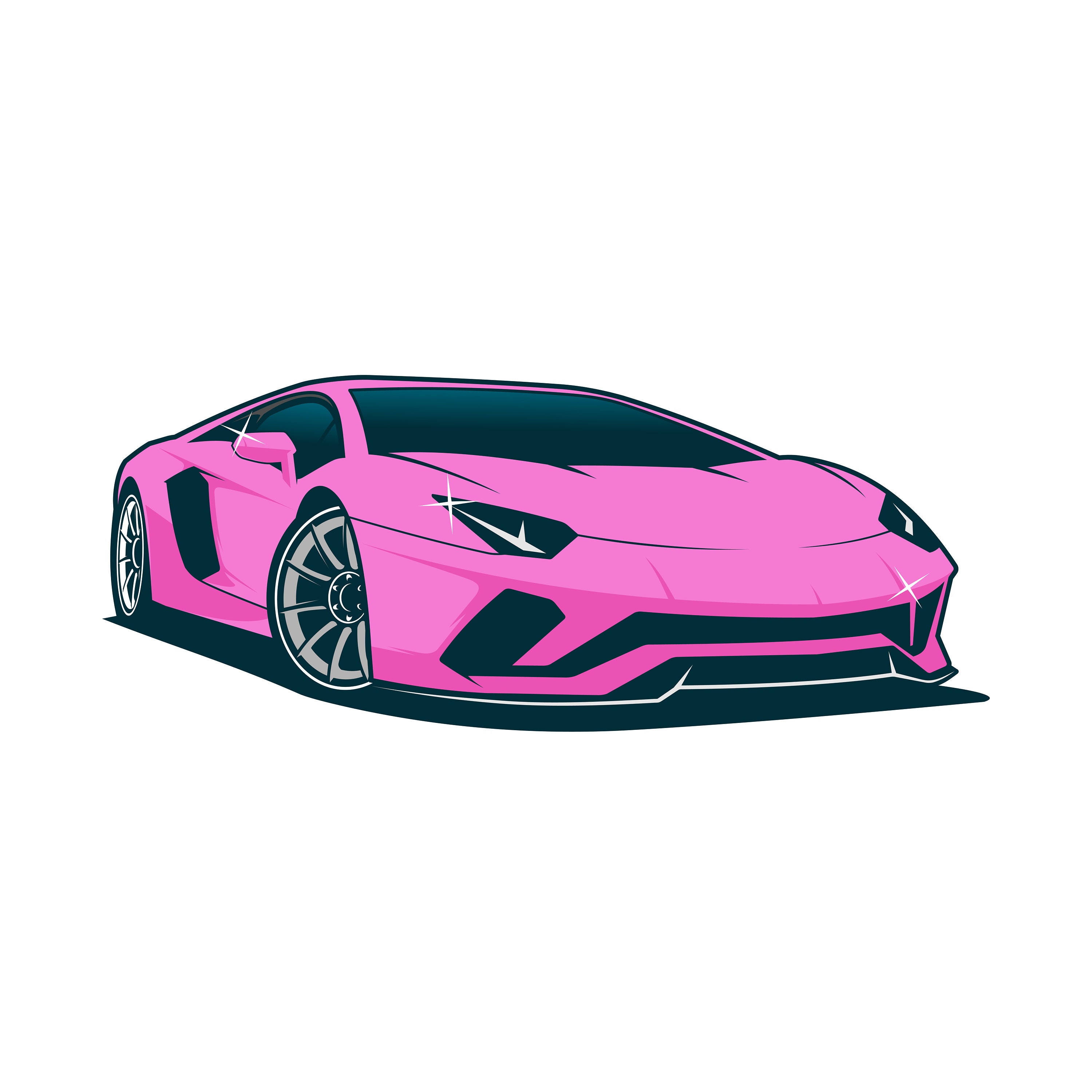 Lamborghini Car SVG